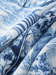 Landscape Painting Slit Cami Dress