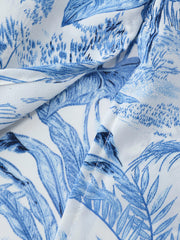 Landscape Painting Slit Cami Dress