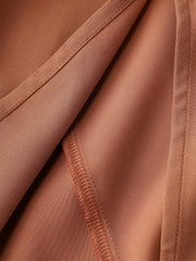 Solid Bowknot Corset Midi Dress