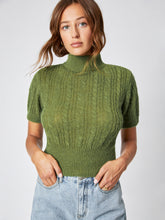 Wool-blend Texture High Neck Sweater
