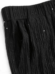 High Waisted Glitter Pull-On Pants