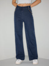 Stretch High Waist Wide Leg Jeans