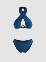 Miss Independent Cut-Out Underwire Bikini Set