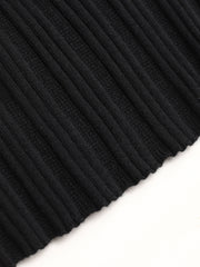 Solid Rib Knit Crop Tank Top