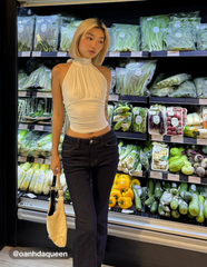 High Stretch Denim Low Rise Flared Jeans