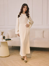 Asymmetrical Neck Twist Ruffle Maxi Dress