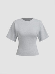 100% Cotton Round Neckline Tee