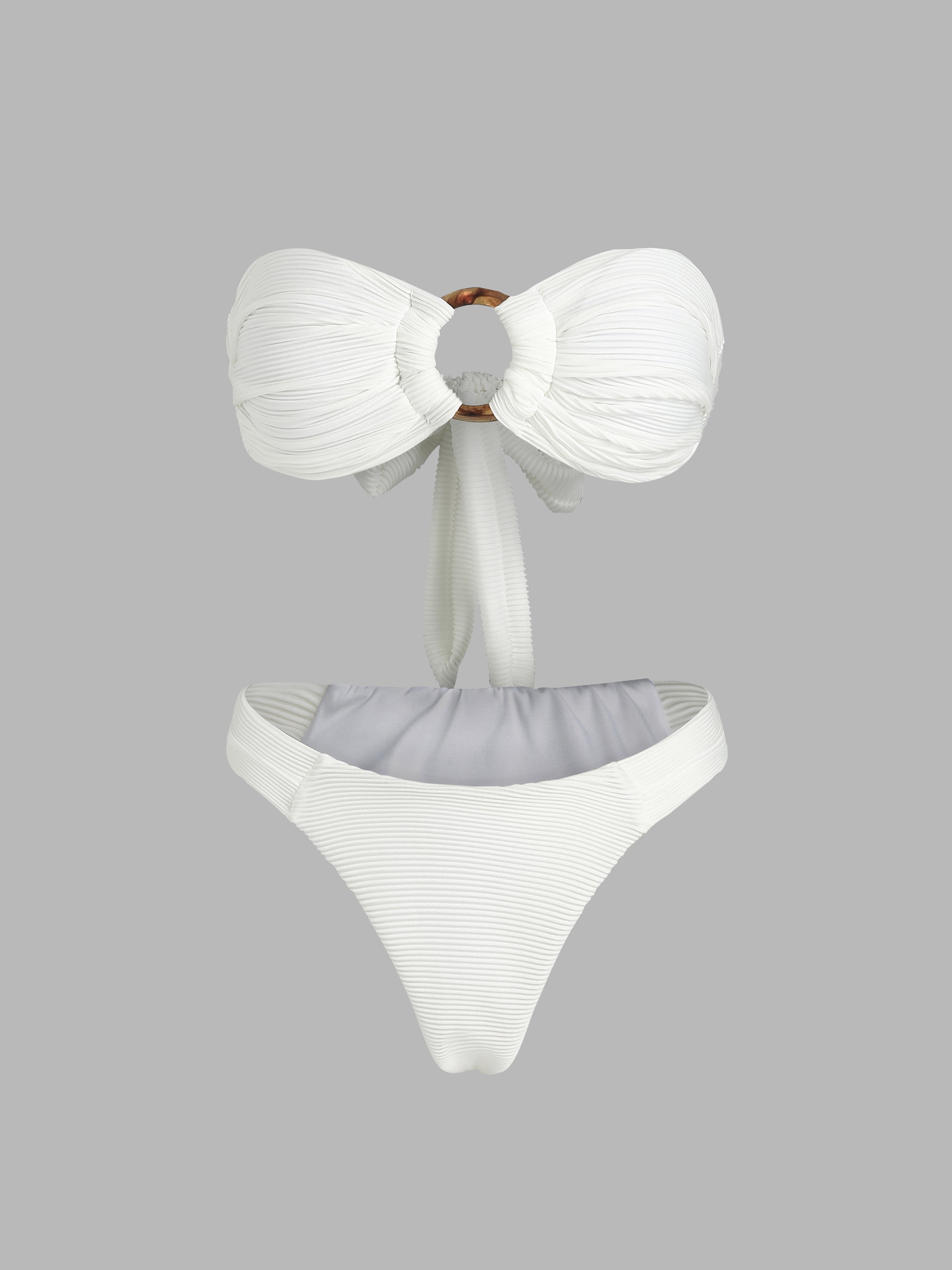 Adjustable Straps Bowknot Bikini Set