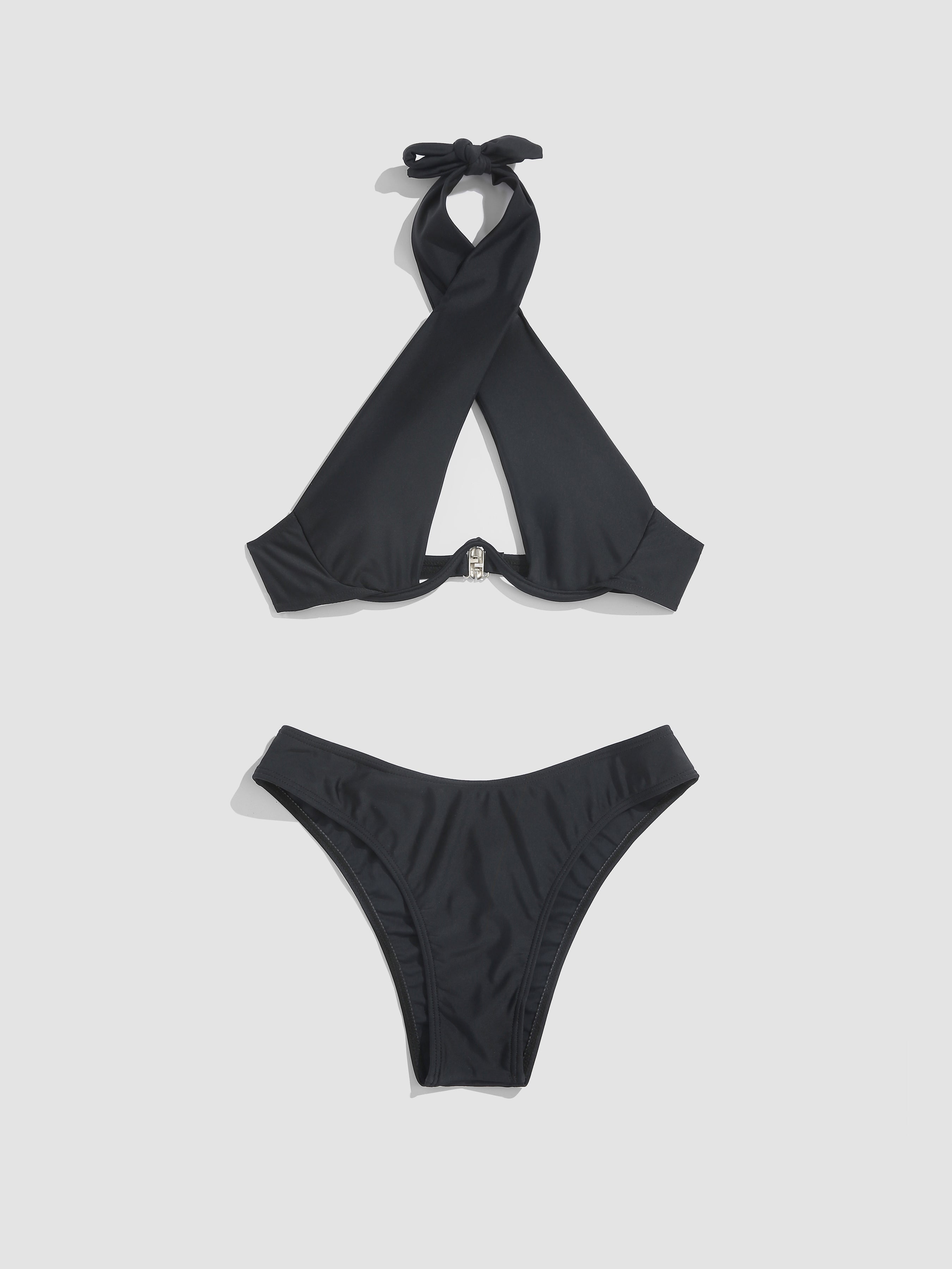 Miss Independent Cut-Out Underwire Bikini Set