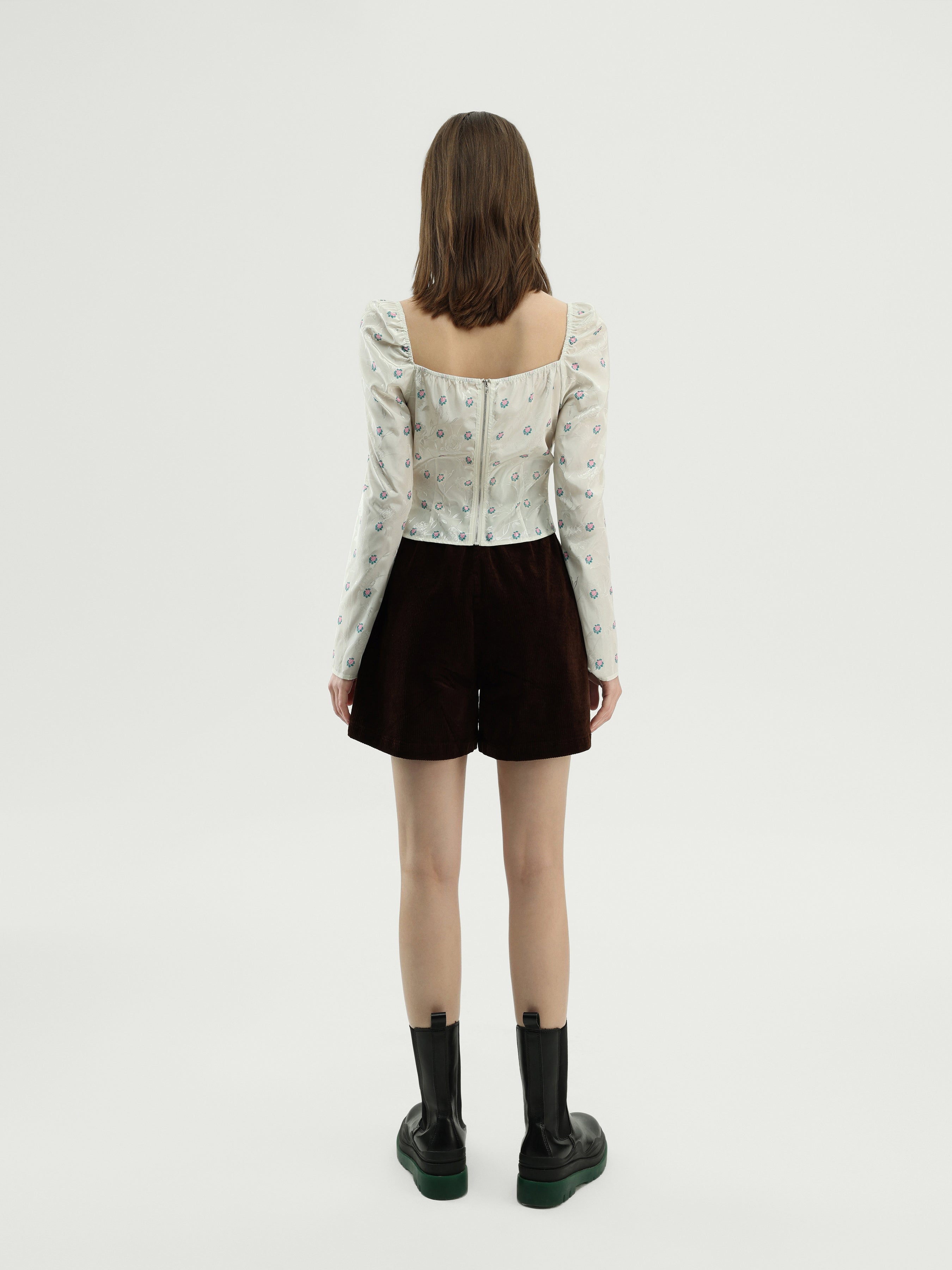Floral Lace Patchy Blouse