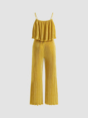 Solid Layered Jumpsuit