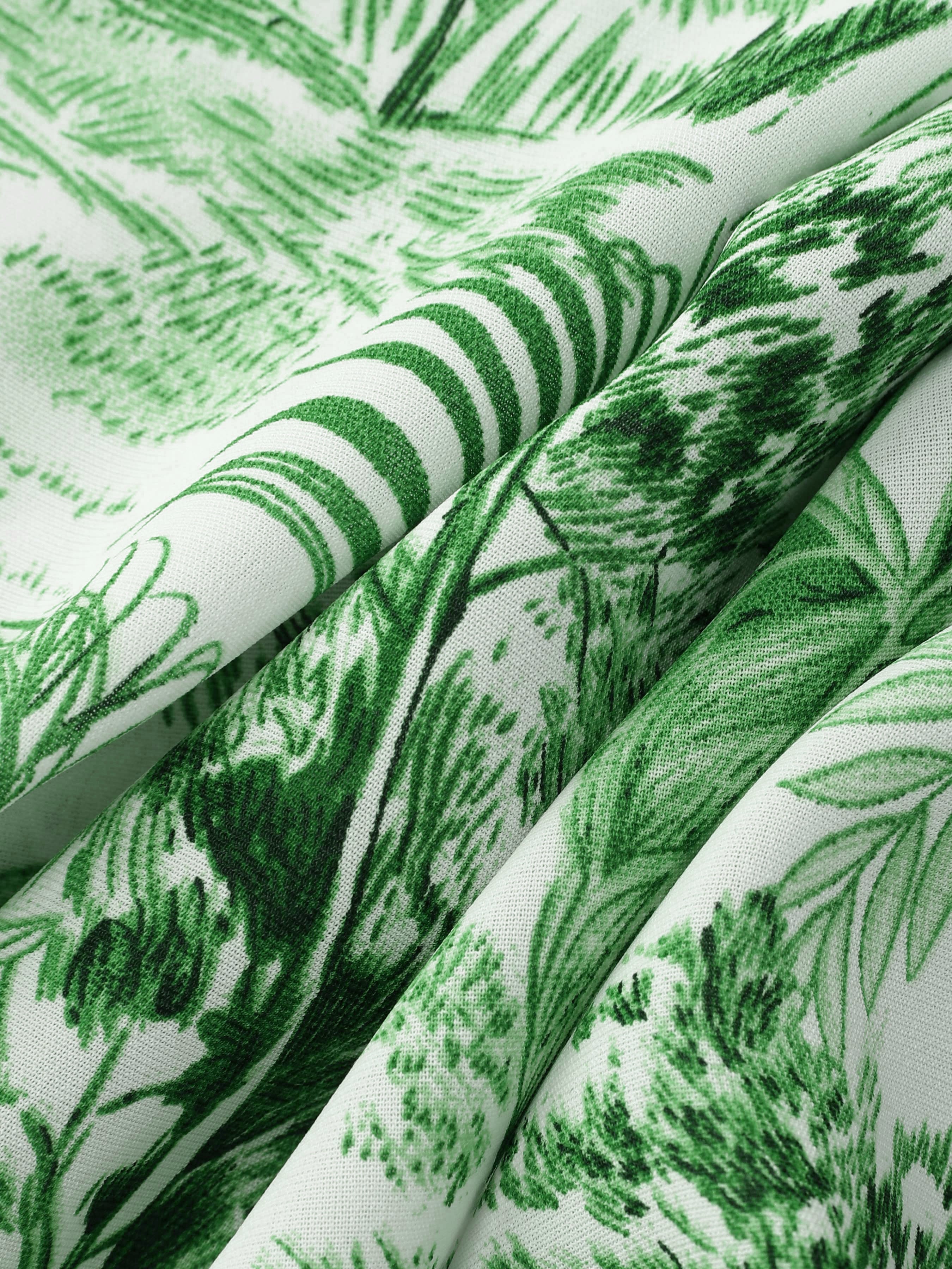 Landscape Painting Slit Cami Dress