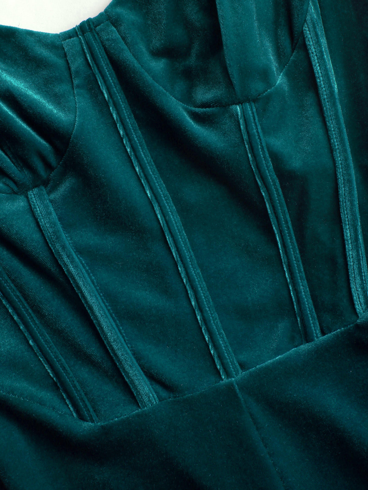 Velvet Retro Solid Jumpsuit