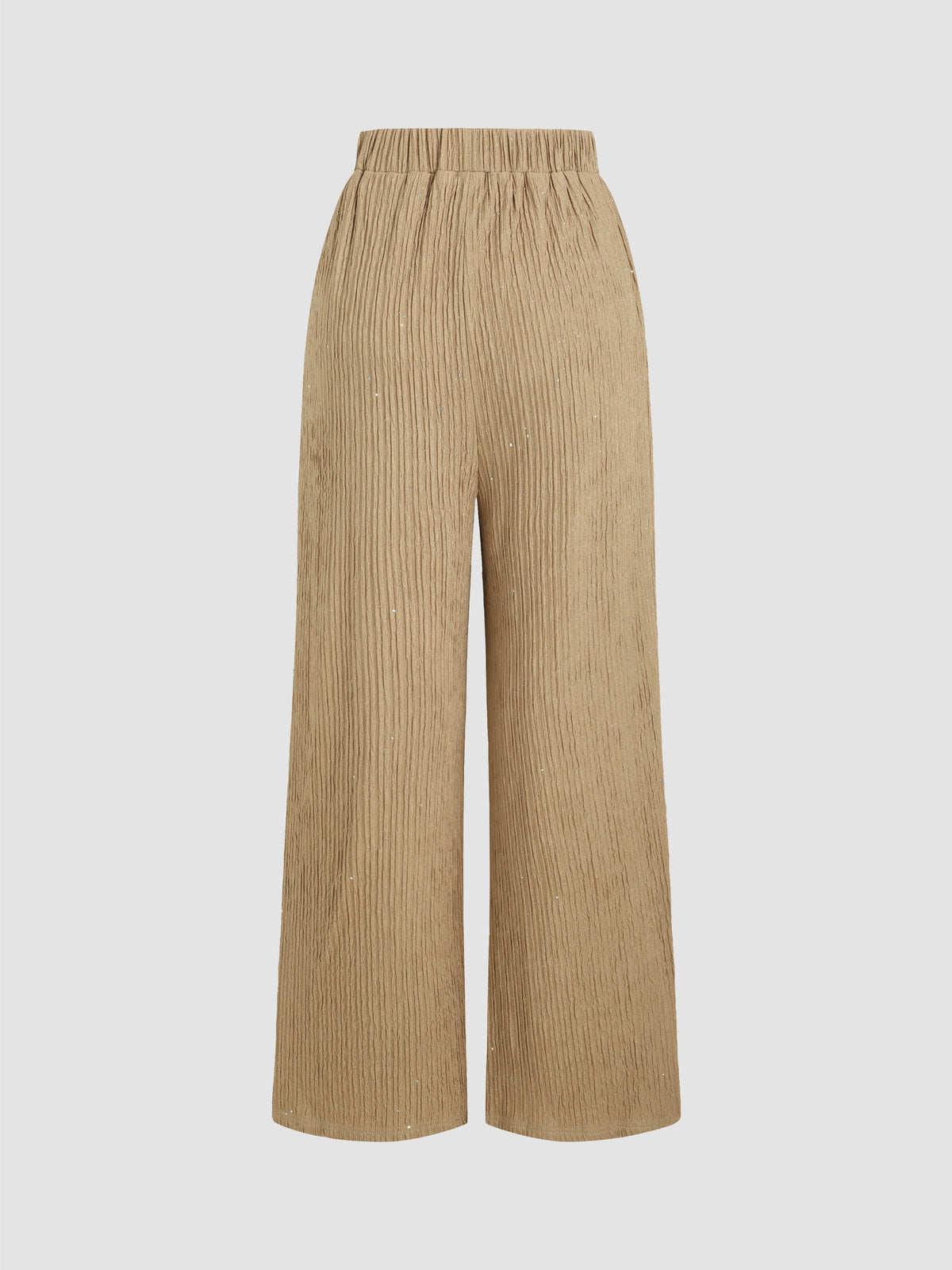 High Waisted Glitter Pull-On Pants