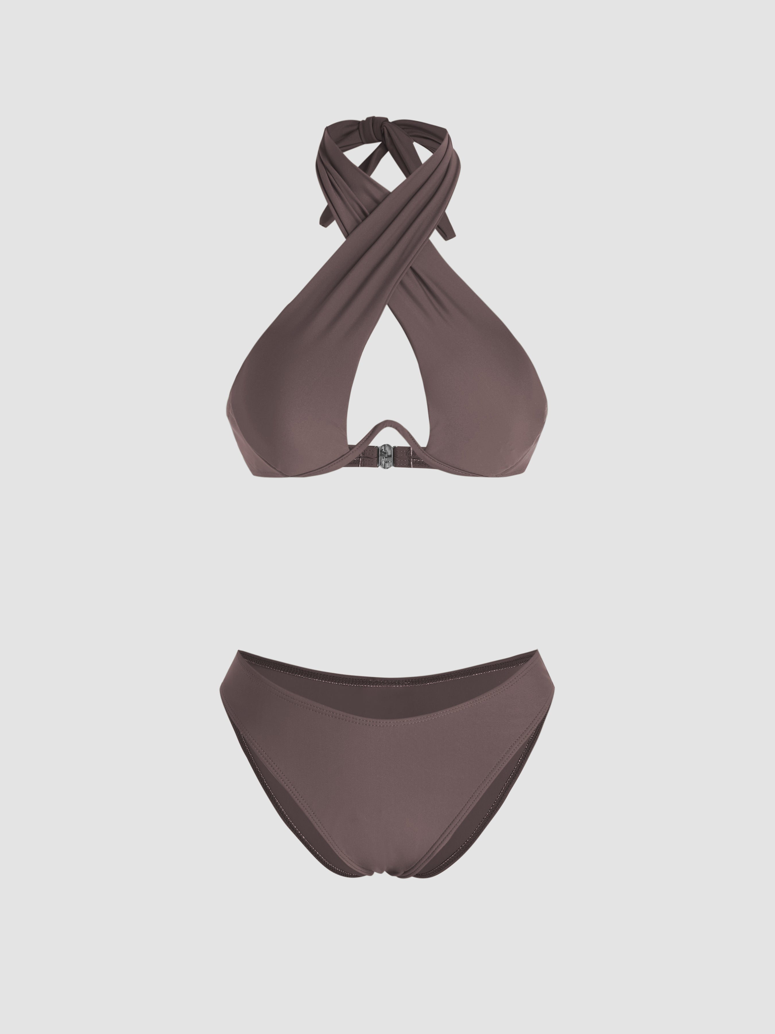 Miss Independent Cut-Out Underwire Bikini Set
