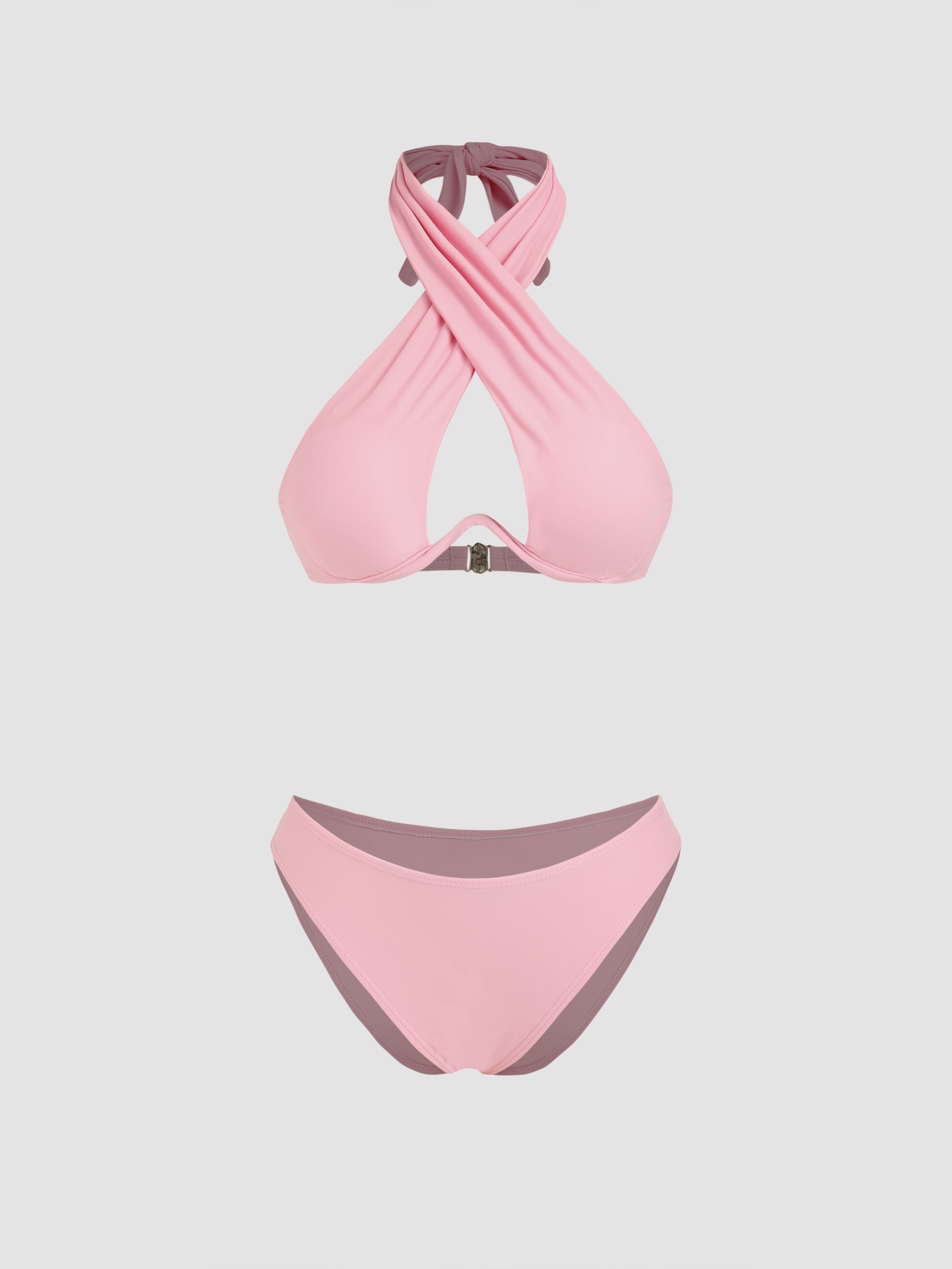 Miss Independent Cut-Out Underwire Bikini Set
