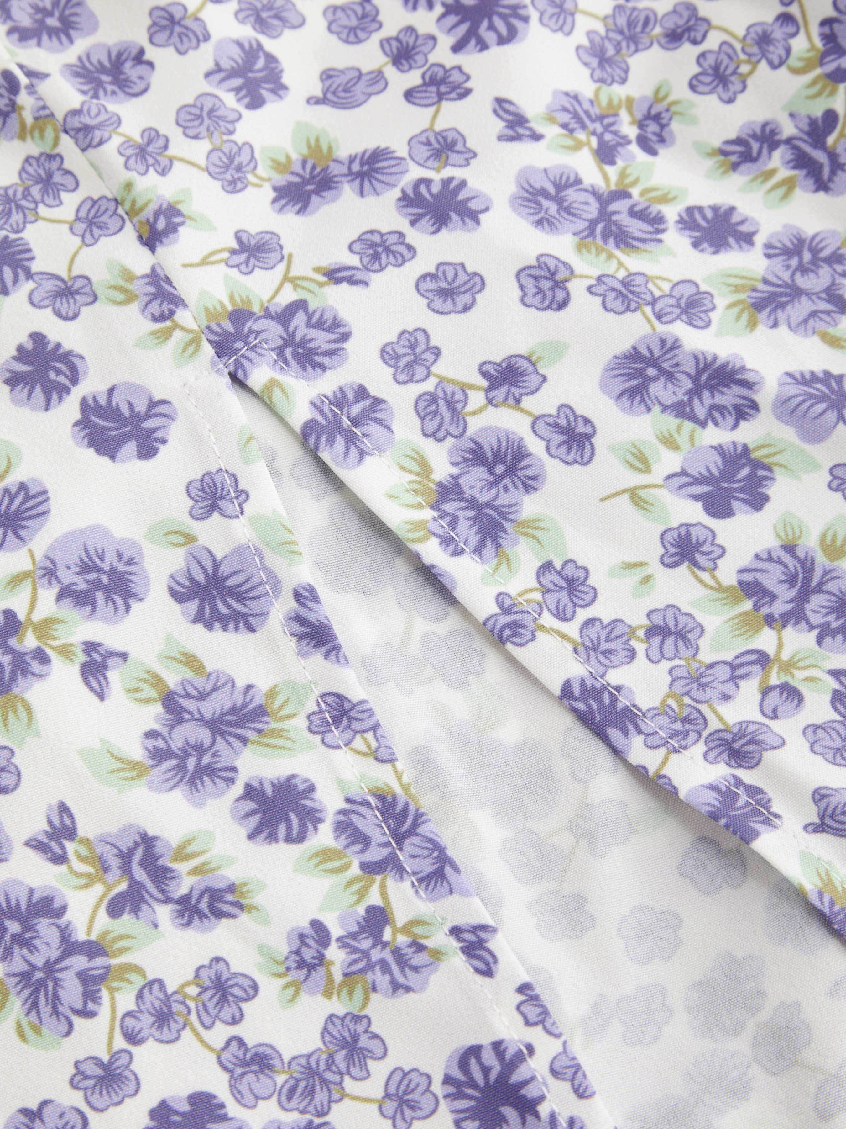 Ruth's Ditsy Floral Square Neck Midi Dress