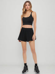 Pull-On Flounce Shorts
