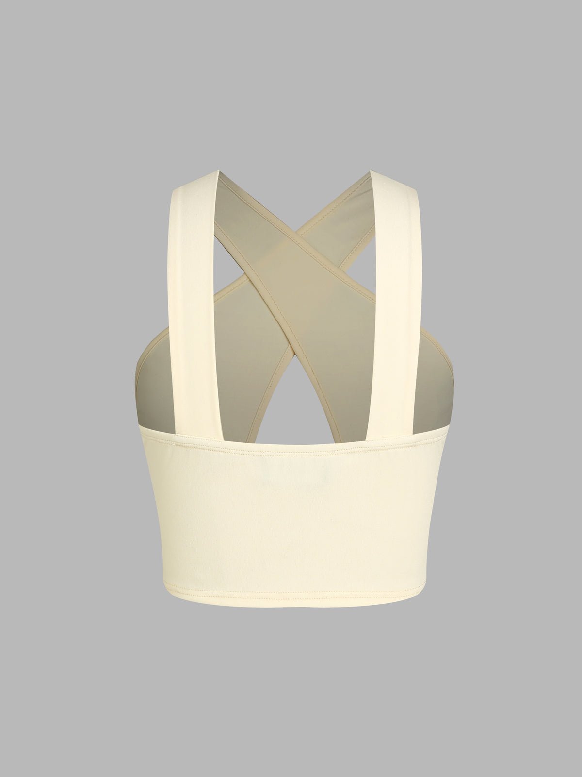 Cut Out Cross Tank Top