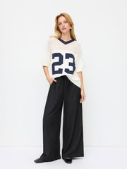 Wide Leg Pull-On Pant